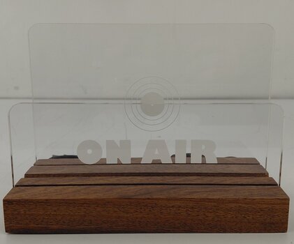 Furniture for LP records Muziker Now Playing Vinyl Record Album Display Stand with Acrylic board Stand Natural (Pre-owned) - 2