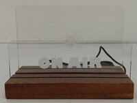 Muziker Now Playing Vinyl Record Album Display Stand with Acrylic board Suporte Natural