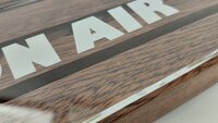 Muziker Now Playing Vinyl Record Album Display Stand with Acrylic board Suporte Natural