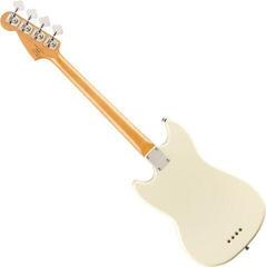 E-Bass Fender Squier Classic Vibe 60s Mustang Bass LRL Olympic White E-Bass - 1