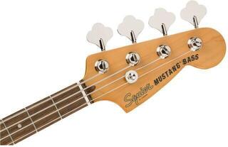 E-Bass Fender Squier Classic Vibe 60s Mustang Bass LRL Olympic White E-Bass - 4