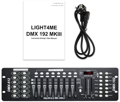 Apgaismojuma kontrolieris, saskarne Light4Me DMX 192 MKIII Apgaismojuma kontrolieris, saskarne - 6