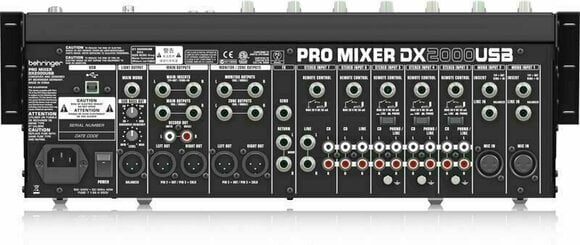 DJ mixpult Behringer DX2000USB DJ mixpult - 4