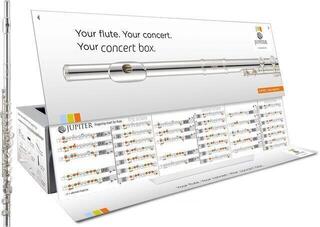 Flauta de orquestra Jupiter JFL700EC-CBox Flute, E mechanism, Solid-silver riser, Concertbox, English Flauta de orquestra - 1
