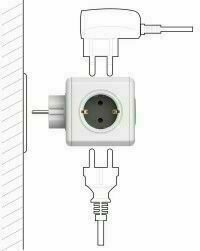 Strømkabel PowerCube Original Hvid 80 cm Switch - 2