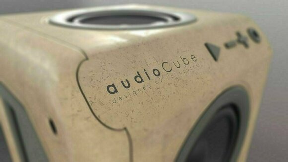 bärbar högtalare PowerCube AudioCube Portable Wood Edition - 2
