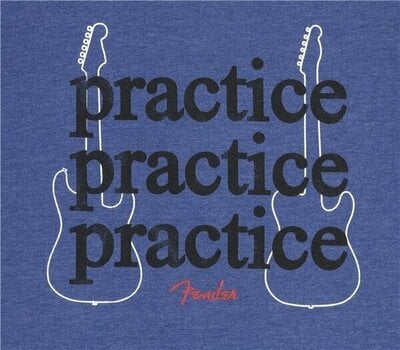 T-shirt Fender Practice Heathered Blue XL T-shirt - 2