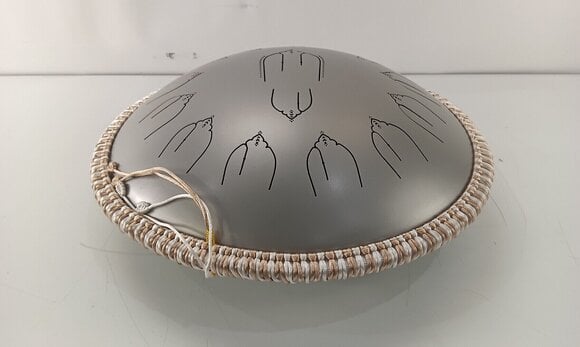 Tongue Drum Shamann 14" 15 Notes with EQ C Major 432Hz Silver Tongue Drum (Повреден) - 2