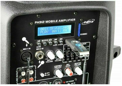 Battery powered PA system Vonyx SPJ-PA912 Battery powered PA system - 7