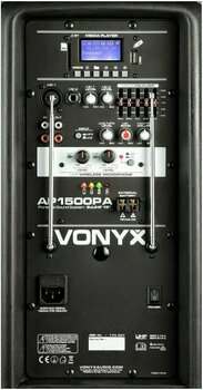 Batériový PA systém Vonyx AP1500PA 2xUHF MP3 BT - 6