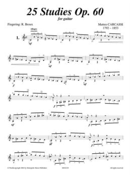 Note Metropolis Music Publishers 25 Studies, Op.60 Note - 2