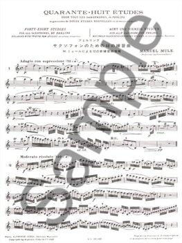 Note Alphonse Leduc 48 Études (de Ferling) Note - 3