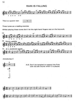 Note Novello and Co A Beginners Book For The Flute Part 1 Note - 4
