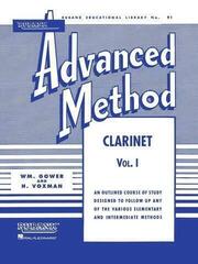 Noten Rubank Publications Rubank Advanced Method - Clarinet Vol. 1 Noten - 1