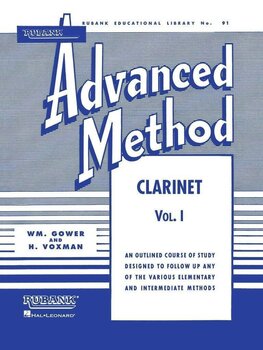 Note Rubank Publications Rubank Advanced Method - Clarinet Vol. 1 Note - 2