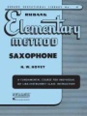 Notis Rubank Publications Rubank Elementary Method - Saxophone Notis - 1