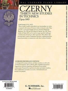 Note G. Schirmer Thirty New Studies In Technics Op.849 (Audio Online) Note - 4