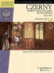 Note G. Schirmer Thirty New Studies In Technics Op.849 (Audio Online) Note - 6