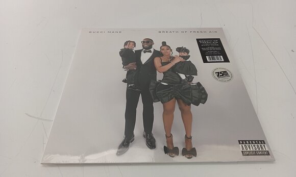 Vinyl Record Gucci Mane - Breath Of Fresh Air (Limited Edition) (Clear Coloured) (LP) (Just unboxed) - 2