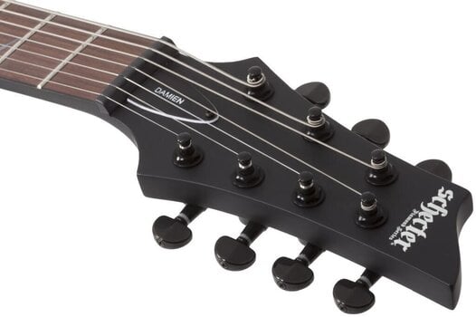 Električna gitara Schecter DAMIEN-7 Satin Black Električna gitara - 9