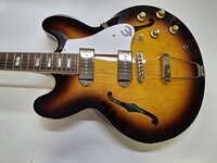 Epiphone Casino Vintage Sunburst Félakusztikus - jazz-gitár