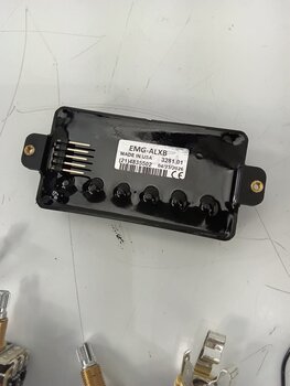 Humbucker Pickup EMG Alexi Laiho Set HZ Black Humbucker Pickup (Pre-owned) - 4