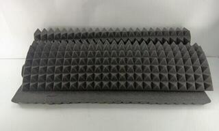 Absorberende skumpanel Mega Acoustic PA-PMP5 115x195x5 Dark Gray Absorberende skumpanel (Beskadiget) - 1