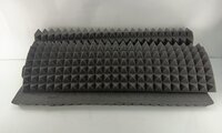 Mega Acoustic PA-PMP5 115x195x5 Dark Gray Absorberende skumpanel