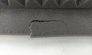 Absorberende skumpanel Mega Acoustic PA-PMP5 115x195x5 Dark Gray Absorberende skumpanel (Beskadiget) - 2