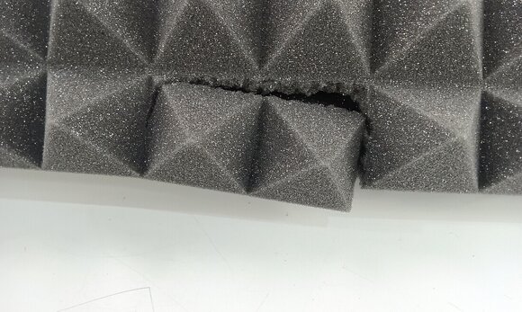 Absorberende skumpanel Mega Acoustic PA-PMP5 115x195x5 Dark Gray Absorberende skumpanel (Beskadiget) - 4