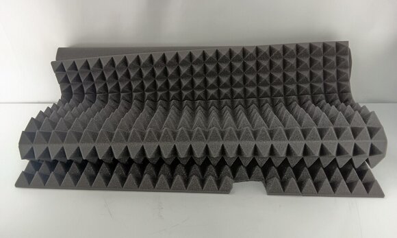 Absorberende skumpanel Mega Acoustic PA-PMP5 115x195x5 Dark Gray Absorberende skumpanel (Beskadiget) - 2