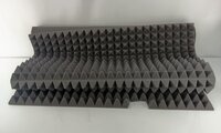 Mega Acoustic PA-PMP5 115x195x5 Dark Gray Absorberende skumpanel