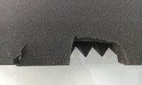 Mega Acoustic PA-PMP5 115x195x5 Dark Gray Absorberende skumpanel