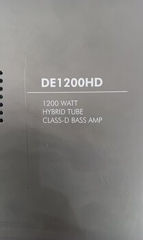 Basszusgitár erősítő fej Kustom DE1200HD Basszusgitár erősítő fej (Használt ) - 4