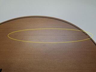 Jumbo Guitar LAG T170A Natural Satin Jumbo Guitar (Beskadiget) - 2