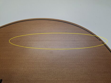 Jumbo Guitar LAG T170A Natural Satin Jumbo Guitar (Beskadiget) - 3