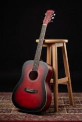 Dreadnought-kitara Pasadena SG028 Red Sunburst Dreadnought-kitara - 5