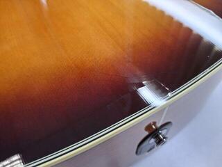electro-acoustic guitar Yamaha FGC-TA Brown Sunburst electro-acoustic guitar (Damaged) - 2