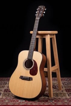 Dreadnought Guitar Pasadena PD-200 Natural Dreadnought Guitar (Damaged) - 13