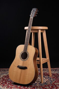 Guitarra acústica Pasadena PD-500 All Solid Natural Gloss Guitarra acústica (Recién desempaquetado) - 12