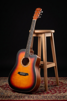 Akustická kytara Pasadena PDC-10 Vintage Sunburst Akustická kytara - 9