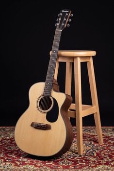 Jumbo Guitar Pasadena PGC-100 Natural Jumbo Guitar (Like new) - 11