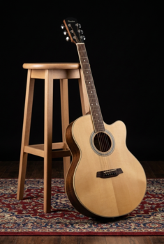Guitarra Jumbo Pasadena PJC-500 All Solid Natural Gloss Guitarra Jumbo - 12
