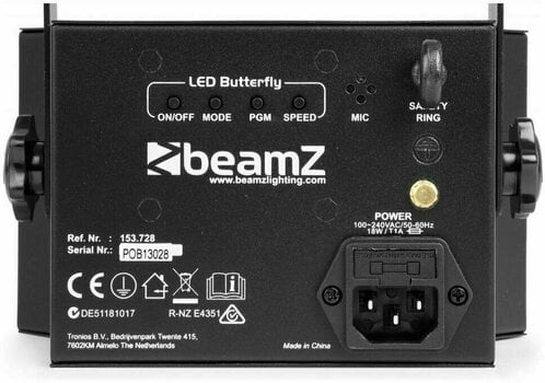 Ljuseffekt BeamZ LED Butterfly 3x3W - 3