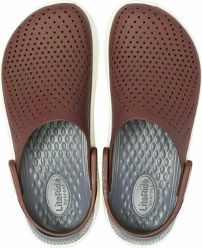 Unisex cipele za jedrenje Crocs LiteRide Clog Burgundy/White 36-37 - 3