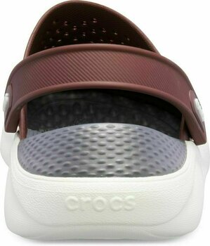 Unisex cipele za jedrenje Crocs LiteRide Clog Burgundy/White 36-37 - 4