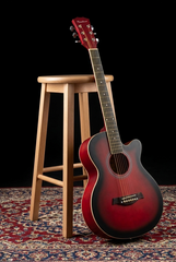 Guitarra jumbo Pasadena SG026C-38 Red Sunburst Guitarra jumbo - 5