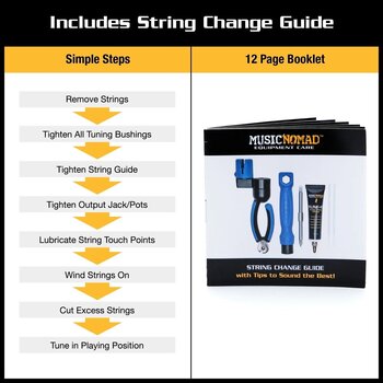 Tool for Guitar MusicNomad MN218 String Change Tool Kit Tool for Guitar - 7