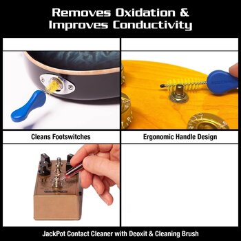 Guitar Care MusicNomad MN287 JackPot Music Gear Contact Cleaner Set - 6