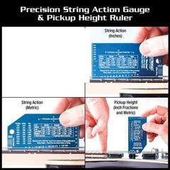 Tool for Guitar MusicNomad MN822 Fret Rocker+ with String Action Gauge/Pickup Ruler Tool for Guitar - 3